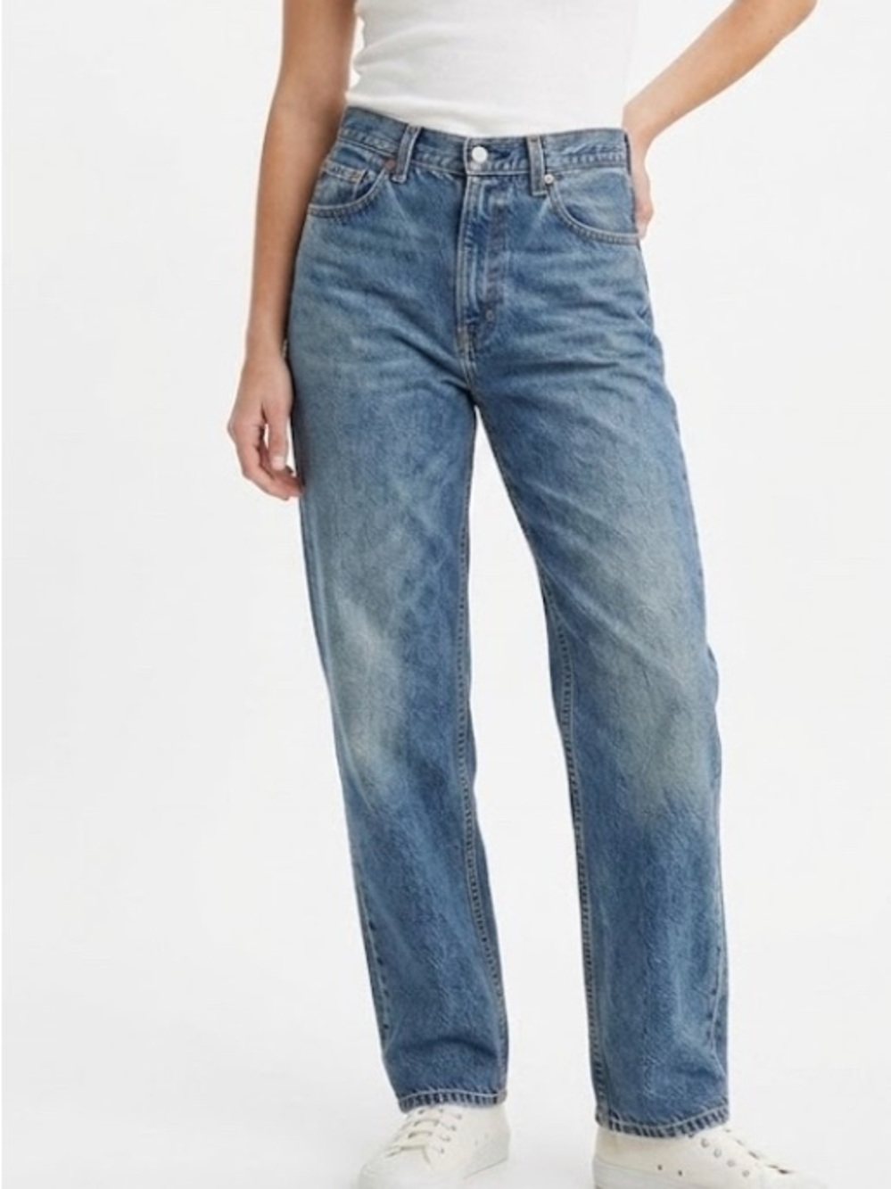 Vintage Levi's 560 Loose Fit Straight Leg Jeans Blue 2001 Y2K- 30x31